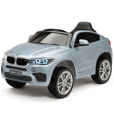 Licensed BLUE-SILVER BMW Ride On car with R/C Remote and Leather Seat (NEWEST VERSION )