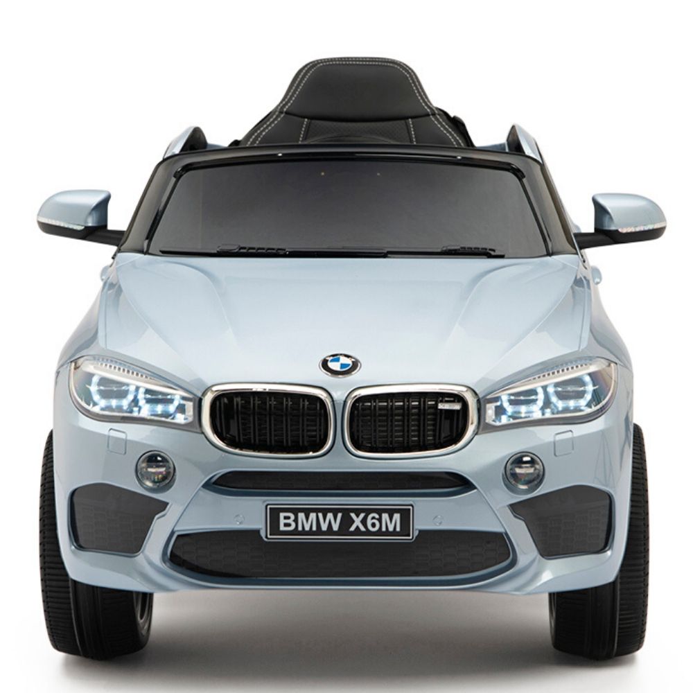 Licensed BLUE-SILVER BMW Ride On car with R/C Remote and Leather Seat (NEWEST VERSION )