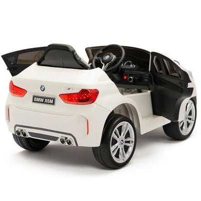 Licensed WHITE BMW Ride On car with R/C Remote and Leather Seat (NEWEST VERSION )