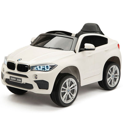 Licensed WHITE BMW Ride On car with R/C Remote and Leather Seat (NEWEST VERSION )