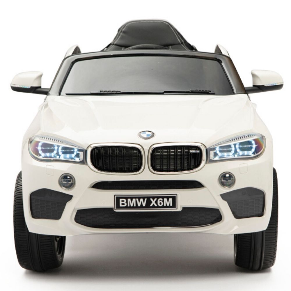 Licensed WHITE BMW Ride On car with R/C Remote and Leather Seat (NEWEST VERSION )