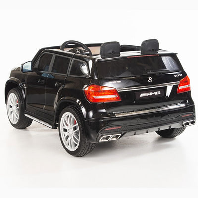 Licensed BLACK Mercedes 2 seater 4X4 With R/C Remote,Doors and Leather Seat ( NEWEST VERSION )