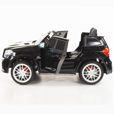 Licensed BLACK Mercedes 2 seater 4X4 With R/C Remote,Doors and Leather Seat ( NEWEST VERSION )