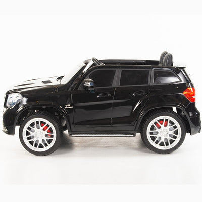 Licensed BLACK Mercedes 2 seater 4X4 With R/C Remote,Doors and Leather Seat ( NEWEST VERSION )