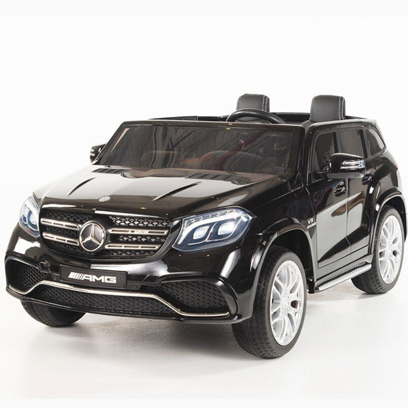 Licensed BLACK Mercedes 2 seater 4X4 With R/C Remote,Doors and Leather Seat ( NEWEST VERSION )
