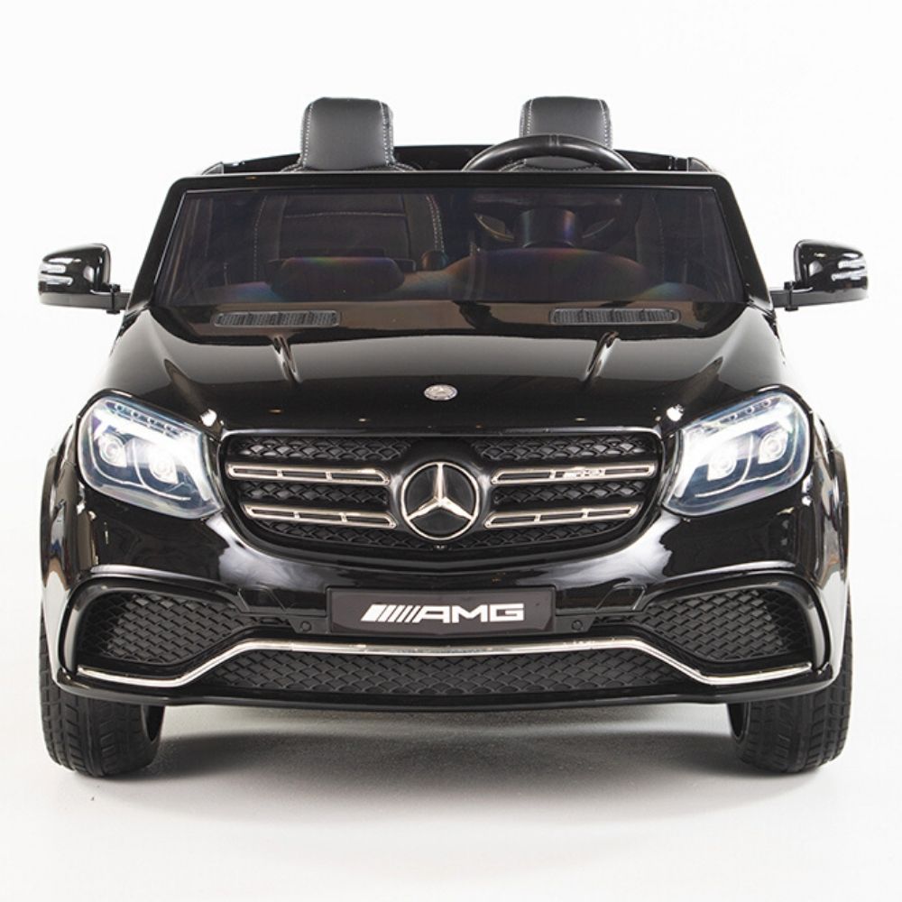 Licensed BLACK Mercedes 2 seater 4X4 With R/C Remote,Doors and Leather Seat ( NEWEST VERSION )