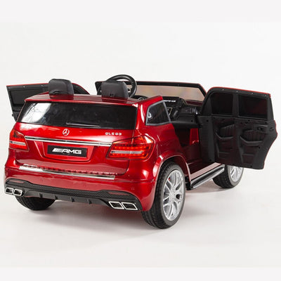 Licensed RED Mercedes 2 seater 4X4 With R/C Remote,Doors and Leather Seat ( NEWEST VERSION )