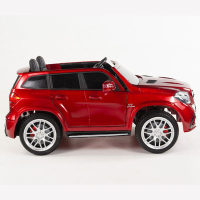 Licensed RED Mercedes 2 seater 4X4 With R/C Remote,Doors and Leather Seat ( NEWEST VERSION )