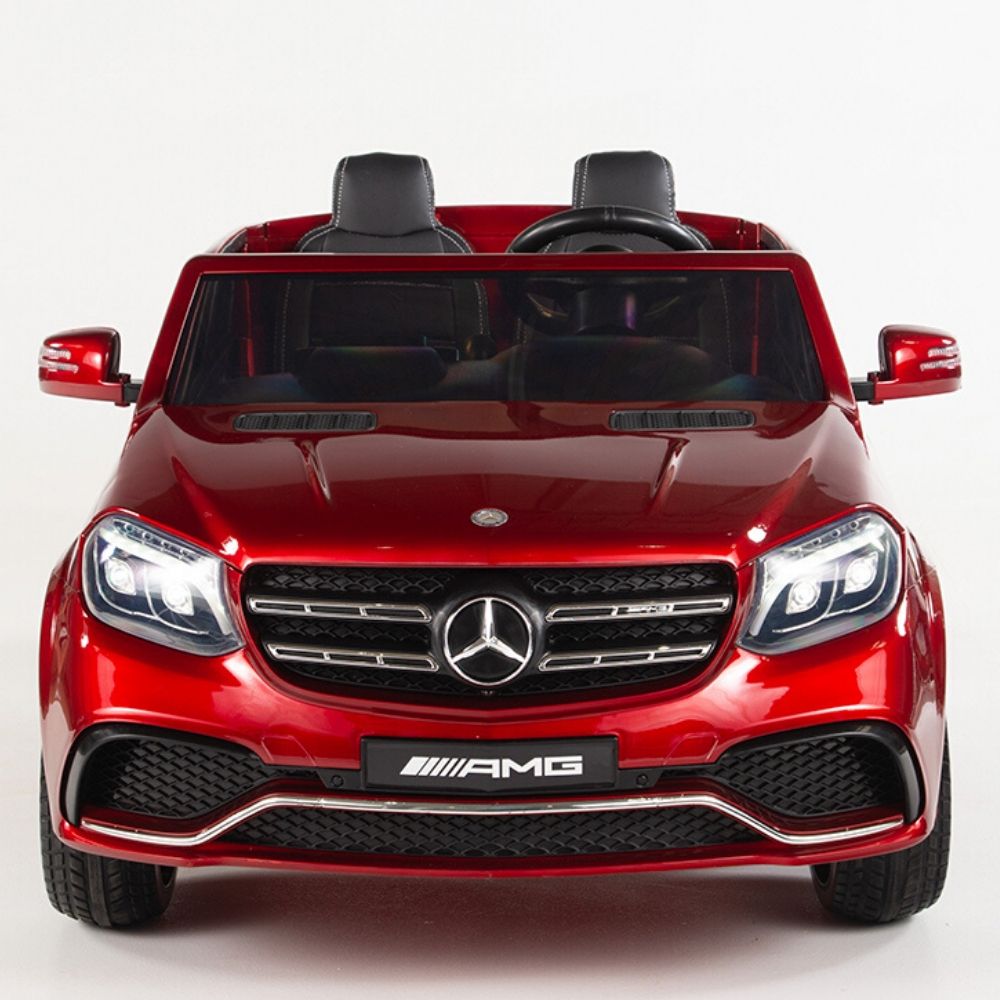 Licensed RED Mercedes 2 seater 4X4 With R/C Remote,Doors and Leather Seat ( NEWEST VERSION )