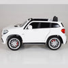 Licensed WHITE Mercedes 2 seater 4X4 With R/C Remote,Doors and Leather Seat ( NEWEST VERSION )