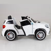 Licensed WHITE Mercedes 2 seater 4X4 With R/C Remote,Doors and Leather Seat ( NEWEST VERSION )