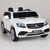 Licensed WHITE Mercedes 2 seater 4X4 With R/C Remote,Doors and Leather Seat ( NEWEST VERSION )