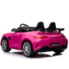 Pink  Licensed Mercedes GTR with RC Remote,2 Leather Seat,Painted and Real EVA Rubber Tires ( Newest Versión).