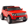 Licensed Discovery Ride On RED Truck R/C Remote,Real EVA Rubber Tires,Leather Seat