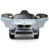 Licensed BLUE-SILVER BMW Ride On car with R/C Remote and Leather Seat (NEWEST VERSION )