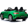 Green Licensed Mercedes GTR with RC Remote,2  Leather Seat,Painted and Real EVA Rubber Tires ( Newest Versión).