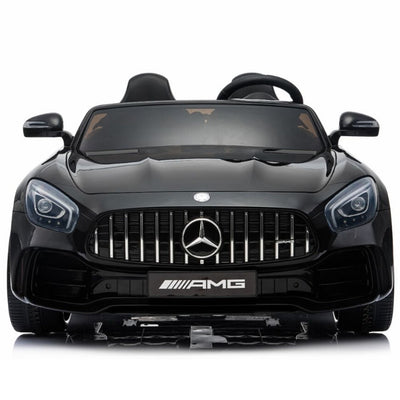 Black  Licensed Mercedes GTR with RC Remote,2 Leather Seat,Painted and Real EVA Rubber Tires ( Newest Versión).