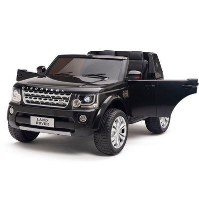 Licensed Discovery Ride On BLACK Truck R/C Remote,Real EVA Rubber Tires,Leather Seat