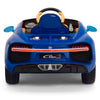 Licensed BLUE Bugatti Ride On Car R/C Remote Leather Seat Real EVA Rubber Tires (Newest Versión )