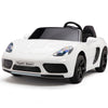 WHITE SUPER BIG 24V Ride On Car Powerful Motors,Real Rubber Tires (Newest Versión)