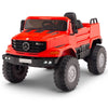 Licensed Red Mercedes 12V Ride On Truck R/C Remote ,Rubber Tires (Newest Version )