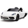 WHITE SUPER BIG 24V Ride On Car Powerful Motors,Real Rubber Tires (Newest Versión)