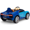 Licensed BLUE Bugatti Ride On Car R/C Remote Leather Seat Real EVA Rubber Tires (Newest Versión )