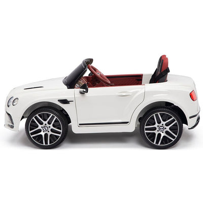 Licensed Bentley WHITE GT Super Sports RC/Remote Real EVA Rubber Tires (Newest Versión )