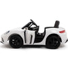 WHITE SUPER BIG 24V Ride On Car Powerful Motors,Real Rubber Tires (Newest Versión)