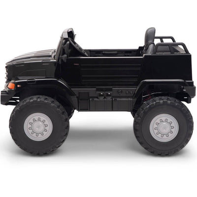 Licensed Black Mercedes 12V Ride On Truck R/C Remote ,Rubber Tires (Newest Version )