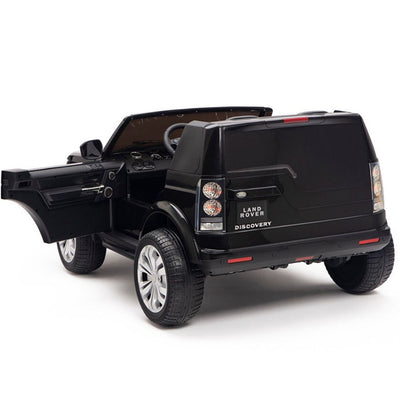 Licensed Discovery Ride On BLACK Truck R/C Remote,Real EVA Rubber Tires,Leather Seat