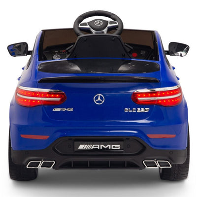 Licensed Blue Mercedes Electric Ride On Car R/C Remote Leather Seat (Newest Versión )