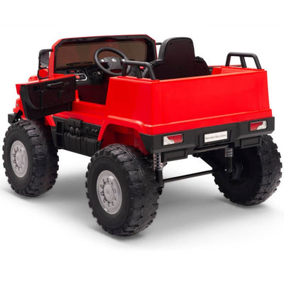 Licensed Red Mercedes 12V Ride On Truck R/C Remote ,Rubber Tires (Newest Version )