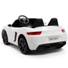 WHITE SUPER BIG 24V Ride On Car Powerful Motors,Real Rubber Tires (Newest Versión)