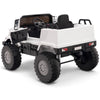 Licensed WHITE Mercedes 12V Ride On Truck R/C Remote ,Rubber Tires (Newest Version )