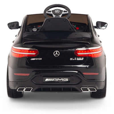 Licensed Black Mercedes Electric Ride On Car R/C Remote Leather Seat (Newest Versión )