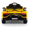 Licensed YELLOW Lamborghini Ride On Car R/C Remote Leather Seat Real EVA Rubber Tires (Newest Versión )