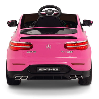 Licensed Pink Mercedes Electric Ride On Car R/C Remote Leather Seat (Newest Versión )