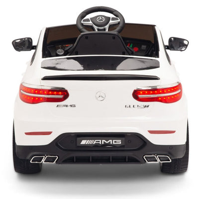 Licensed White Mercedes Electric Ride On Car R/C Remote Leather Seat (Newest Versión )