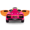 Licensed PINK Bugatti Ride On Car R/C Remote Leather Seat Real EVA Rubber Tires (Newest Version )