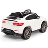 Licensed White Mercedes Electric Ride On Car R/C Remote Leather Seat (Newest Versión )