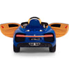 Licensed BLUE Bugatti Ride On Car R/C Remote Leather Seat Real EVA Rubber Tires (Newest Versión )