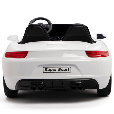 WHITE SUPER BIG 24V Ride On Car Powerful Motors,Real Rubber Tires (Newest Versión)