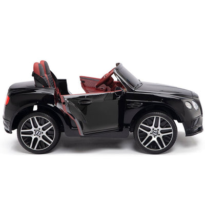 Licensed Bentley BLACK GT Super Sports RC/Remote Real EVA Rubber Tires (Newest Versión )