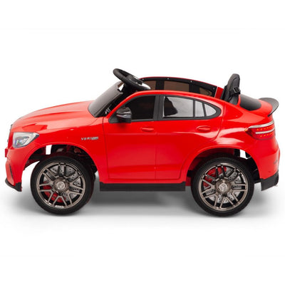 Licensed Red Mercedes Electric Ride On Car R/C Remote Leather Seat (Newest Versión )