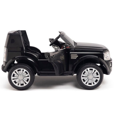 Licensed Discovery Ride On BLACK Truck R/C Remote,Real EVA Rubber Tires,Leather Seat