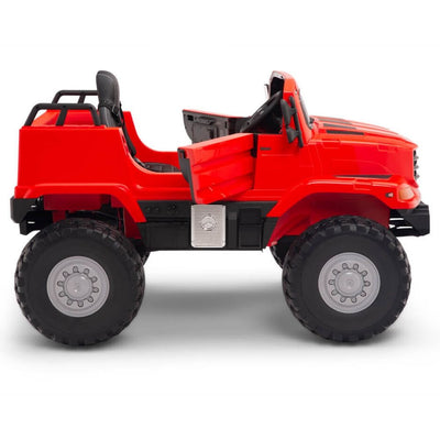 Licensed Red Mercedes 12V Ride On Truck R/C Remote ,Rubber Tires (Newest Version )