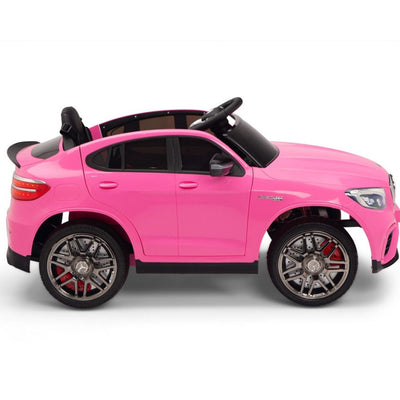 Licensed Pink Mercedes Electric Ride On Car R/C Remote Leather Seat (Newest Versión )