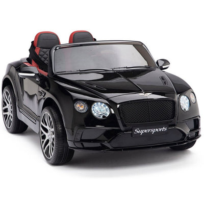 Licensed Bentley BLACK GT Super Sports RC/Remote Real EVA Rubber Tires (Newest Versión )