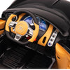 Licensed BLACK Bugatti Ride On Car R/C Remote Leather Seat Real EVA Rubber Tires (Newest Versión )